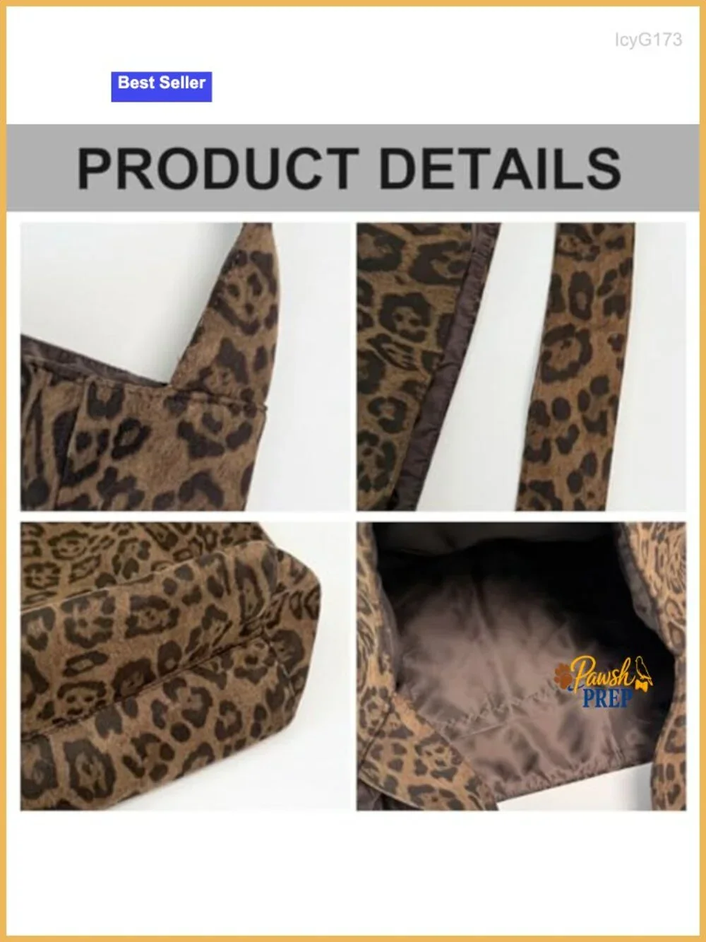 Faux Suede Leopard Hobo Bag for Women Large Tote Shoulder Bag
